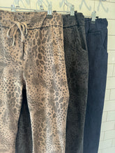 Load image into Gallery viewer, MAGIC Animal Print Trousers - Navy