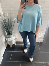 Load image into Gallery viewer, WENDY 1/2 Sleeve Knit - Sky Blue