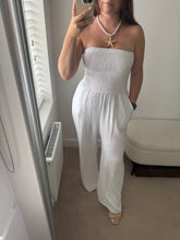 Load image into Gallery viewer, CARLA Cheesecloth Bandeau Jumpsuit (7 Colours)