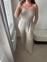 Load image into Gallery viewer, CARLA Cheesecloth Bandeau Jumpsuit (7 Colours)