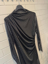 Load image into Gallery viewer, SIENNA Sparkle Midi Dress - Black