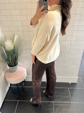 Load image into Gallery viewer, SASSY Sequin Trousers - Chocolate