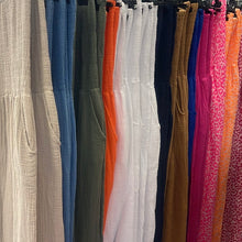 Load image into Gallery viewer, CARLA Cheesecloth Bandeau Jumpsuit (7 Colours)