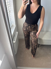 Load image into Gallery viewer, ANNABELLE Leopard Trouser - Brown