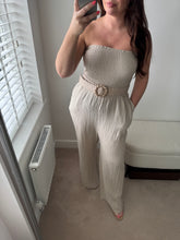 Load image into Gallery viewer, CARLA Cheesecloth Bandeau Jumpsuit (7 Colours)