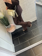 Load image into Gallery viewer, SASSY Sequin Trousers - Chocolate