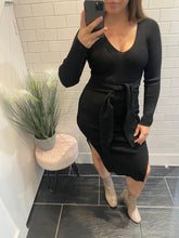 Load image into Gallery viewer, BEAU Bodycon Knit Dress - Black