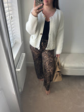 Load image into Gallery viewer, ANNABELLE Leopard Trouser - Brown