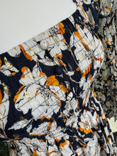 Load image into Gallery viewer, BEATRICE Summer Floral Dress - Navy