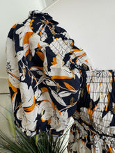 Load image into Gallery viewer, BEATRICE Summer Floral Dress - Navy