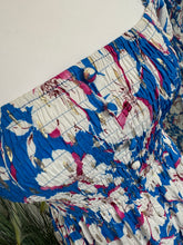 Load image into Gallery viewer, BEATRICE Summer Floral Dress - Cobalt Blue