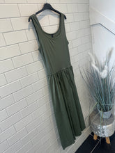 Load image into Gallery viewer, PORTO Poplin Dress -  Khaki