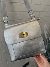 Load image into Gallery viewer, CORA Midsize Crossover Flap Bag - Silver
