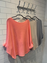 Load image into Gallery viewer, BETSY Frill Batwing Knit - Coral
