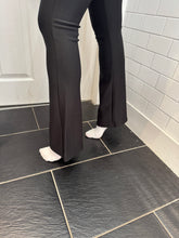 Load image into Gallery viewer, SCUBA Bootcut Trousers - Black
