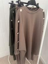 Load image into Gallery viewer, BLAKE Button Top &amp; Trouser Set - 2 Colours
