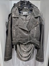 Load image into Gallery viewer, BETHANIE Biker Jacket - Grey
