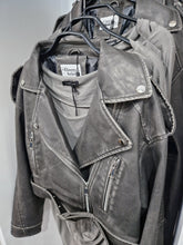 Load image into Gallery viewer, BETHANIE Biker Jacket - Grey
