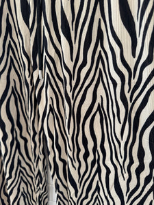 ANNABELLE Zebra Trouser - Cream
