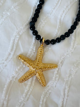 Load image into Gallery viewer, STARFISH Beaded Necklace &amp;  Earring Set (2 Colours)
