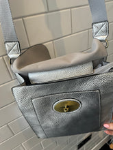 Load image into Gallery viewer, CORA Midsize Crossover Flap Bag - Silver
