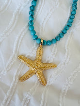 Load image into Gallery viewer, STARFISH Beaded Necklace &amp;  Earring Set (2 Colours)
