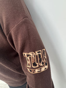 NINA Leopard NY Jumper - Brown