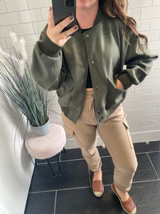 BLAKE Bomber Jacket - Khaki