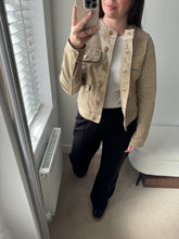 Load image into Gallery viewer, GILLIAN Gold Button Jacket - Beige
