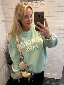 MON CHERI Sweatshirt - Mint