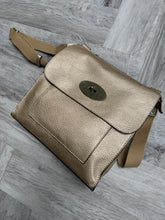 Load image into Gallery viewer, CORA Midsize Crossover Flap Bag - Gold
