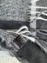 Load image into Gallery viewer, CHECKED Cashmere Scarf - Grey
