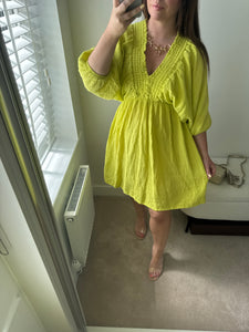 CARRIE Cheesecloth Dress (2 Colours)