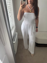 Load image into Gallery viewer, CARLA Cheesecloth Bandeau Jumpsuit (7 Colours)
