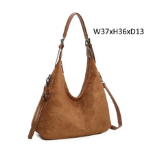 Load image into Gallery viewer, SAVANNAH Suedette Hobo Handbag - 2 Colours *PRE ORDER 7 DAYS
