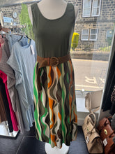 Load image into Gallery viewer, VERITY Vest Print Skirt Dress - Swirl
