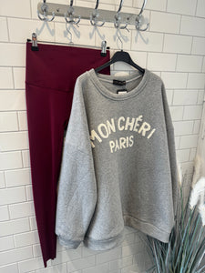 MON CHERI Sweatshirt - Grey Marl