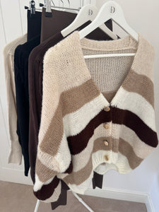 CARLA Chunky Stripe Cardi