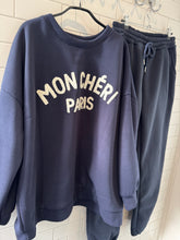 Load image into Gallery viewer, MON CHERI Sweatshirt - Navy
