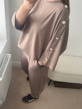Load image into Gallery viewer, BLAKE Button Top &amp; Trouser Set - 2 Colours
