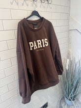 Load image into Gallery viewer, PARIS Sweatshirt - Chocolate

