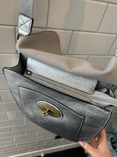 Load image into Gallery viewer, CORA Midsize Crossover Flap Bag - Silver
