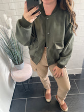 Load image into Gallery viewer, BLAKE Bomber Jacket - Khaki
