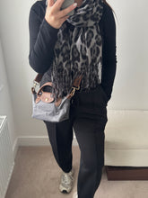 Load image into Gallery viewer, LEOPARD Cashmere Scarf - Grey
