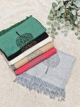 Load image into Gallery viewer, MAGGIE Tree Cashmere Scarf - 2 Colours
