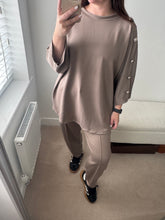 Load image into Gallery viewer, BLAKE Button Top &amp; Trouser Set - 2 Colours
