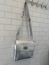 Load image into Gallery viewer, CORA Midsize Crossover Flap Bag - Silver
