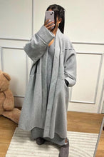 Load image into Gallery viewer, OLIVIA Overcoat - Grey
