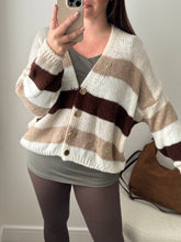 Load image into Gallery viewer, CARLA Chunky Stripe Cardi

