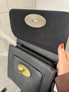 CORA Small Crossover Flap Bag - Black
